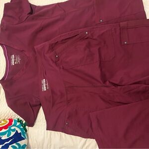 Purple Label By Healing Hands Scrub Set